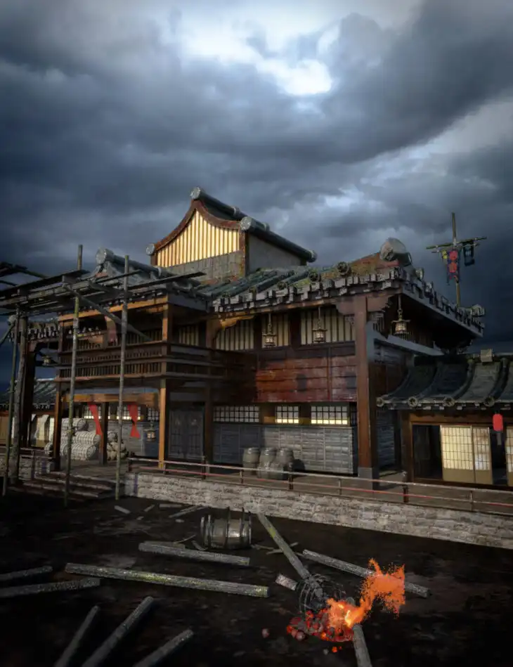 Feudal Japan_DAZ3D下载站