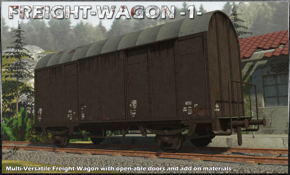Freight Wagon 1_DAZ3DDL