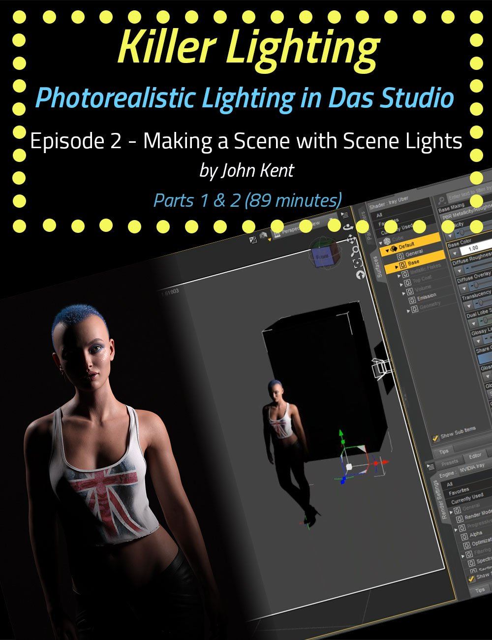 Killer Lighting – Lighting for Photorealistic Renders – Part 2 Making a Scene with Scene Lights_DAZ3DDL