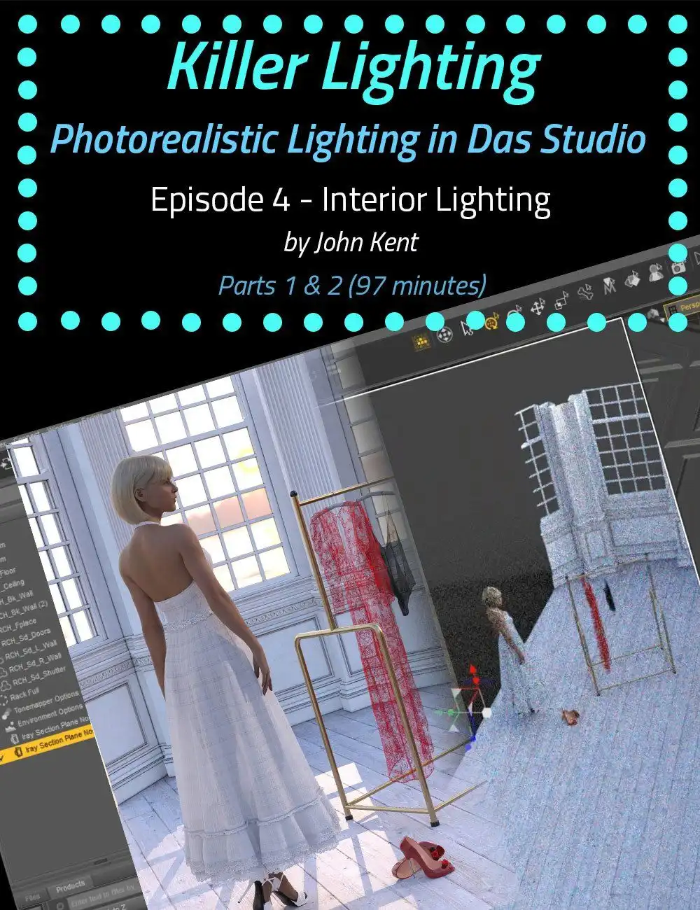 Killer Lighting – Lighting for Photorealistic Renders – Part 4 Interior Lighting_DAZ3DDL
