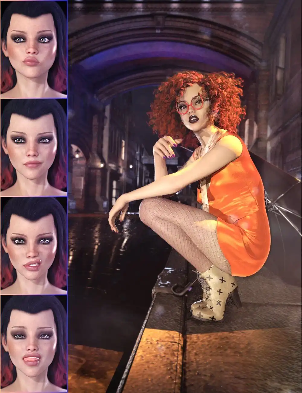 PTF Borderline Moods Poses and Expressions for Genesis 8 Female and Teen Kaylee 8_DAZ3DDL