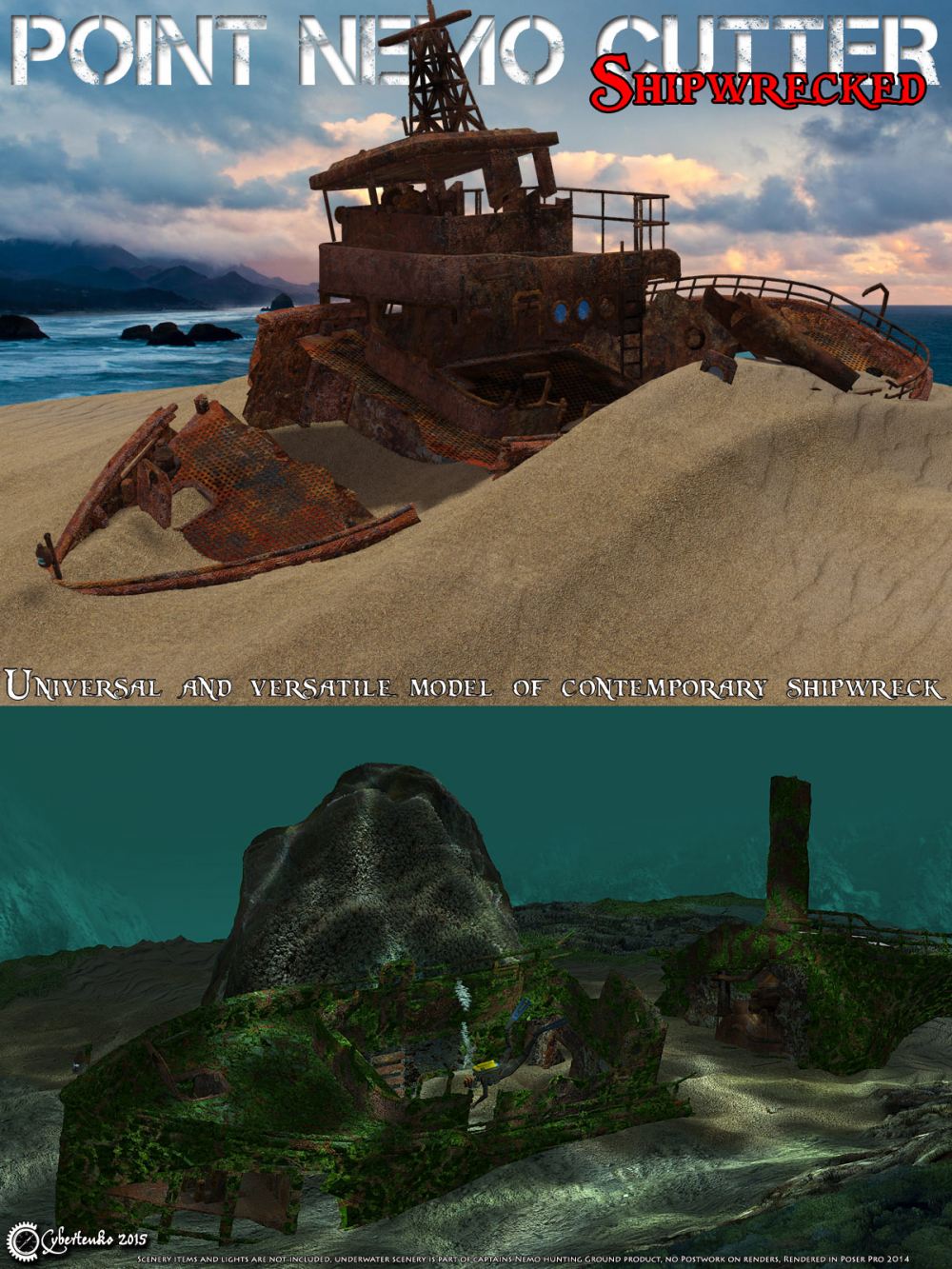 Point Nemo Cutter – Shipwrecked_DAZ3D下载站