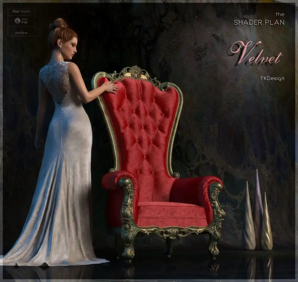 Shader Plan – Iray Velvety Fabrics_DAZ3D下载站