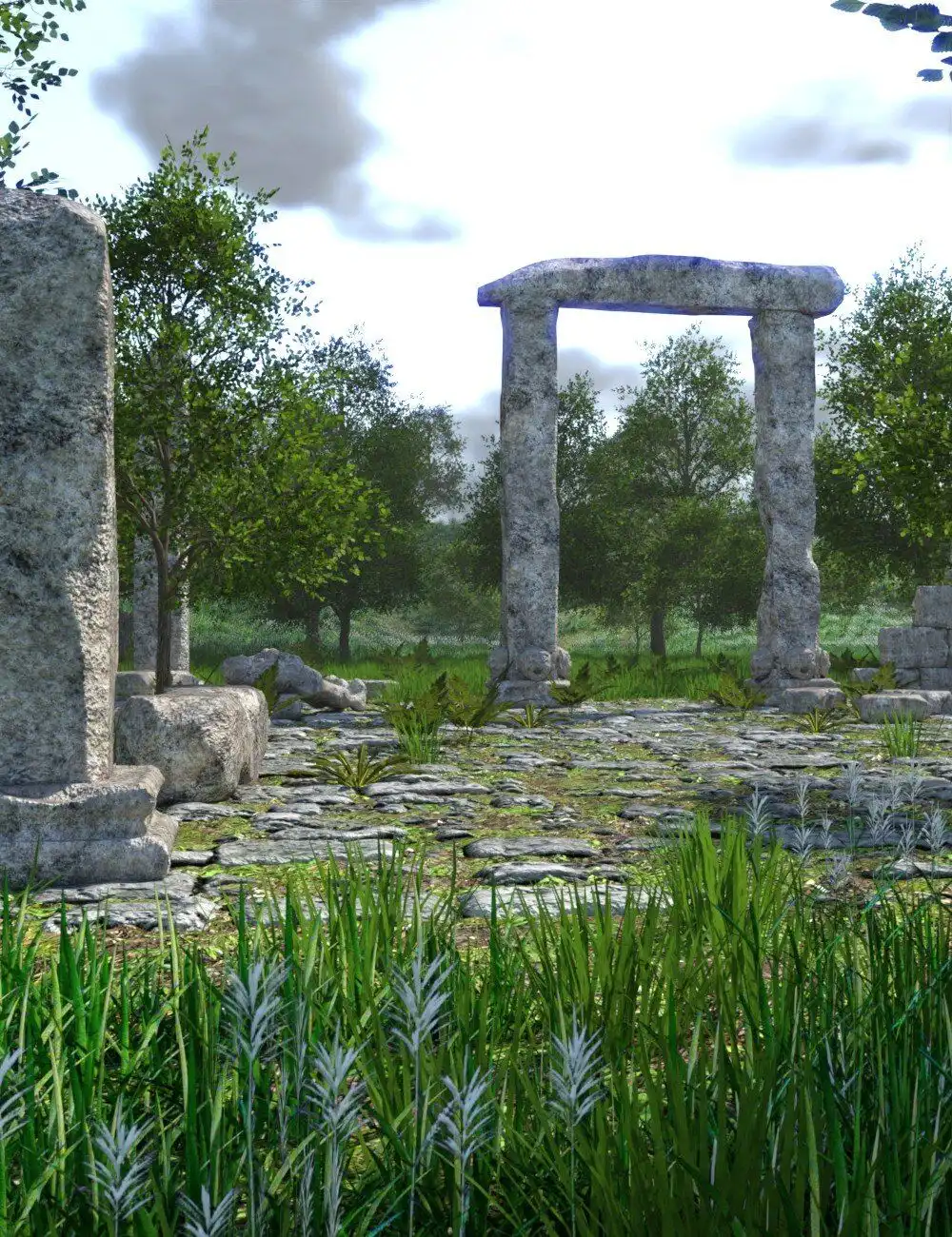 The Valley of Ruins_DAZ3D下载站