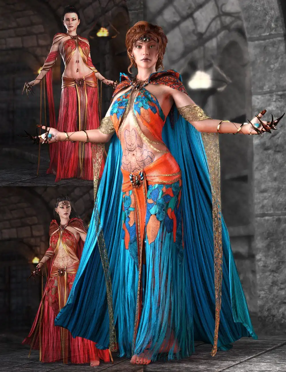dForce Steelwitch Bundle for Genesis 8 and 8.1 Female_DAZ3DDL