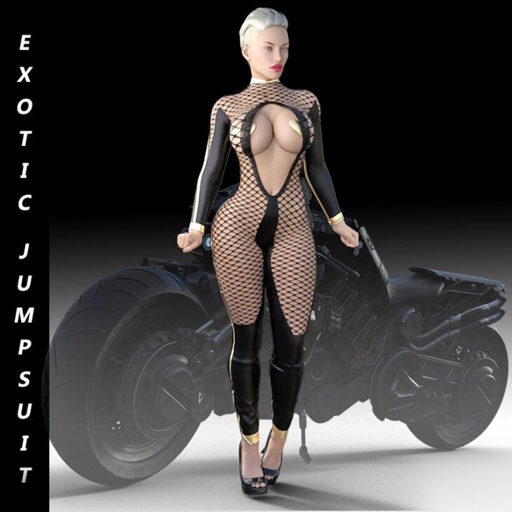 Exotic Jumpsuit Bundle 9 In 1_DAZ3D下载站