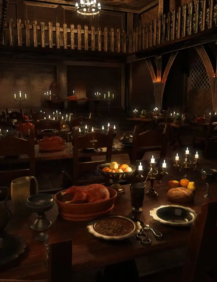 FG Medieval Great Hall_DAZ3DDL
