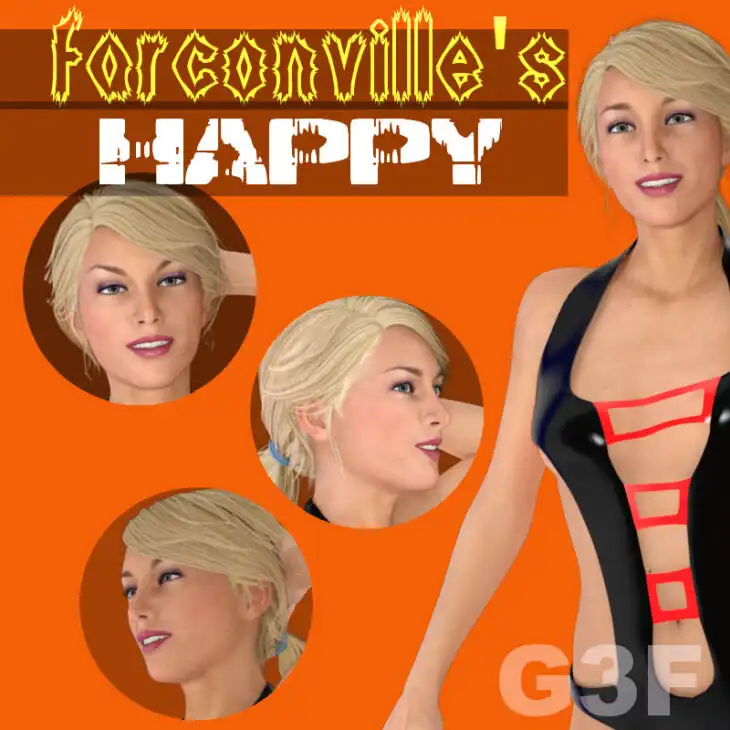Genesis 3 Female HAPPY_DAZ3DDL