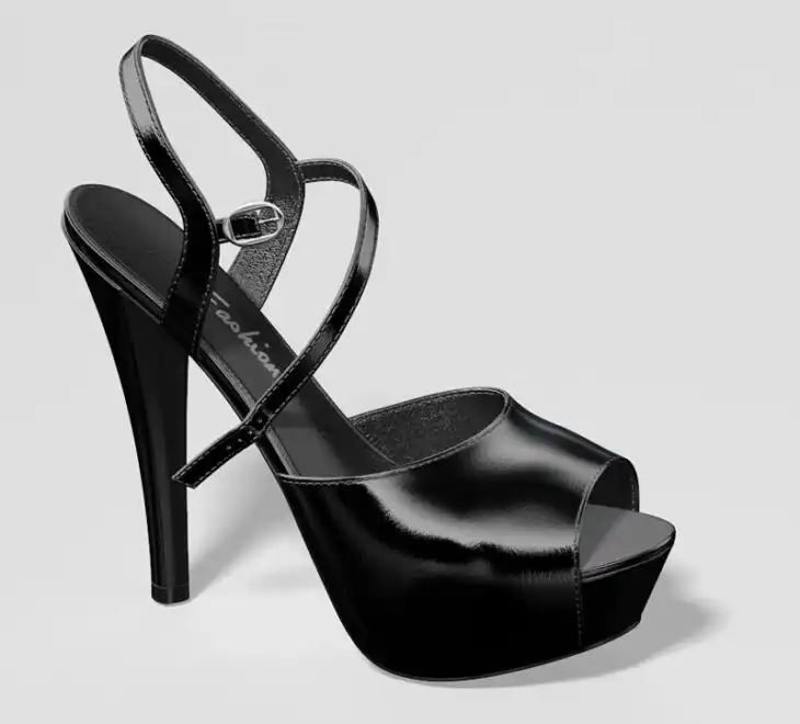 Platform Sandals V4_DAZ3D下载站