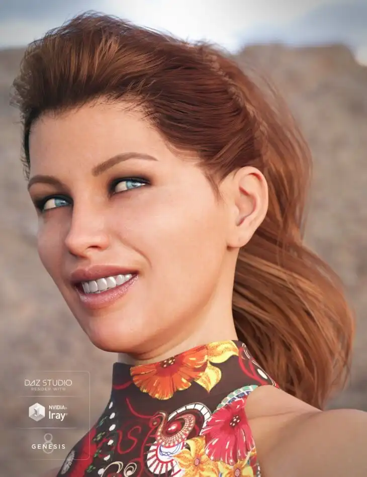 Vertigo Ponytail for Genesis 8 Female(s)_DAZ3DDL