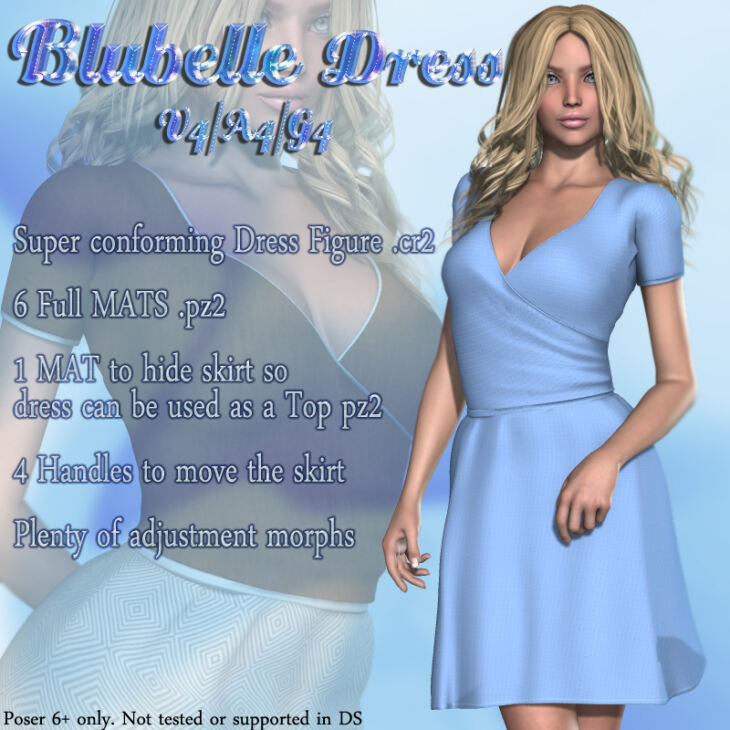 Blubelle Dress V4-A4-G4_DAZ3DDL
