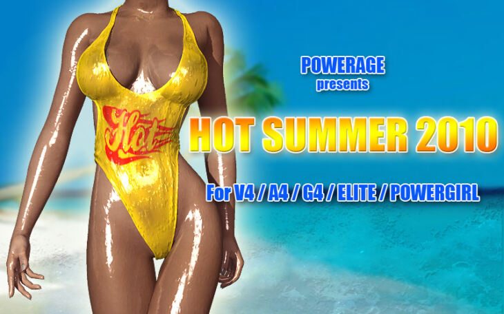 Hot Summer 2010 + Textures_DAZ3D下载站