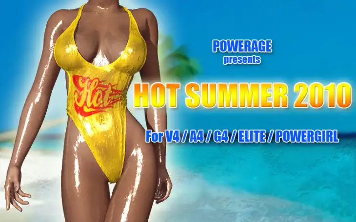 Hot Summer 2010 + Textures_DAZ3D下载站