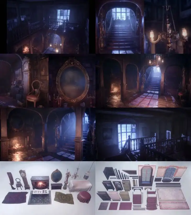 Mansion Hall_DAZ3DDL