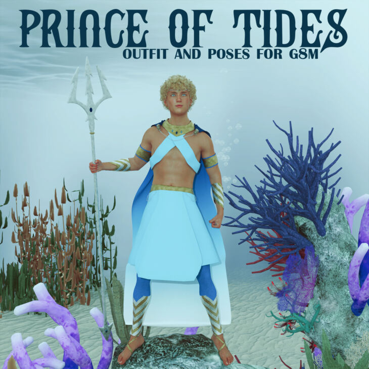 Prince of Tides – Outfit and Poses For G8M_DAZ3D下载站