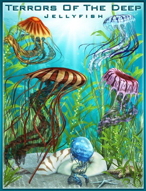 Terrors of the Deep Jellyfish & Add-on_DAZ3DDL