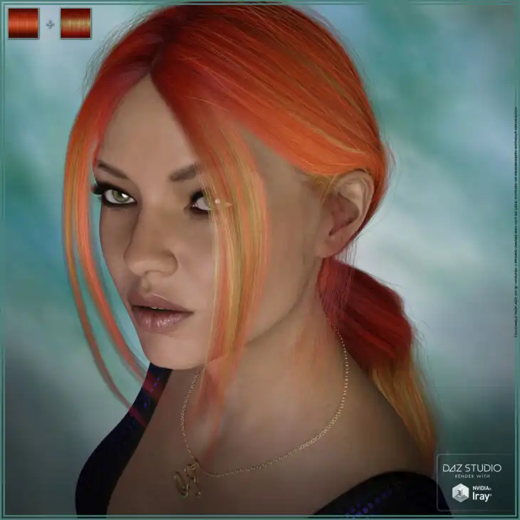 Touchable Sleek Ponytail_DAZ3DDL