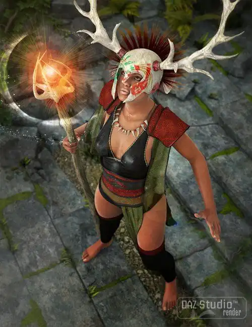 Tribal Spellcaster_DAZ3DDL