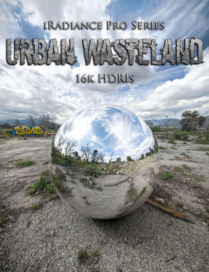 iRadiance Pro Series 16k HDRIs – Urban Wastelands_DAZ3DDL