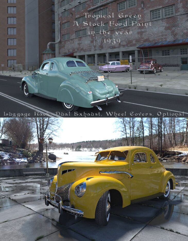 1939 Ford Coupe_DAZ3D下载站