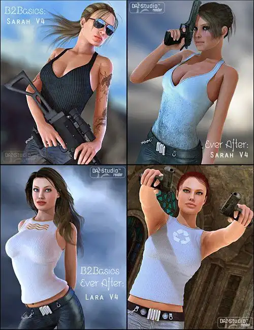 Back2Basics Bundle 01_DAZ3D下载站