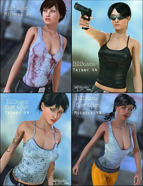 Back2Basics Bundle 02_DAZ3D下载站