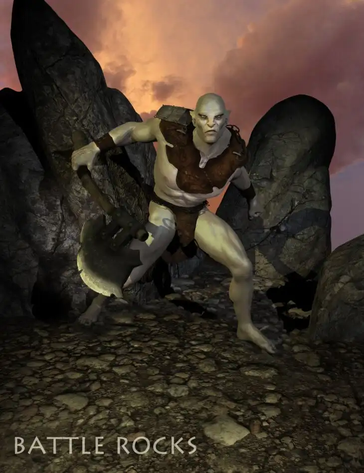 Battle Rocks_DAZ3D下载站