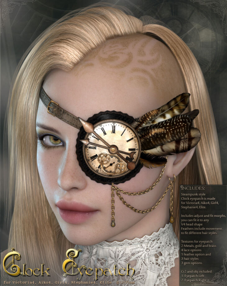 Clock Eyepatch V4/A4/G4_DAZ3DDL