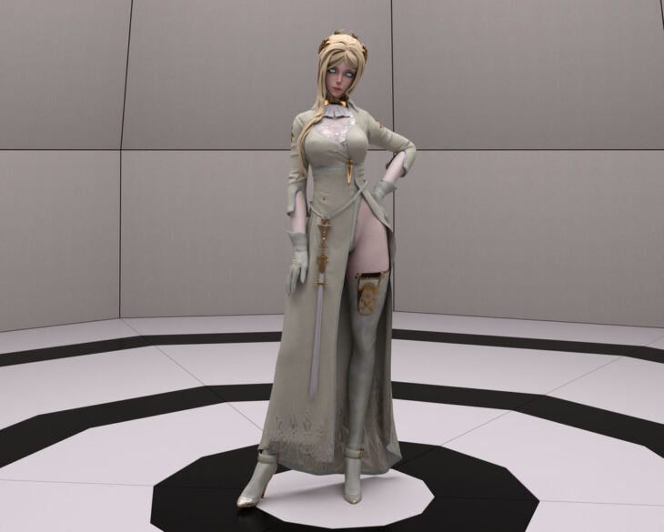 Commander White For G8F and G8.1F_DAZ3DDL
