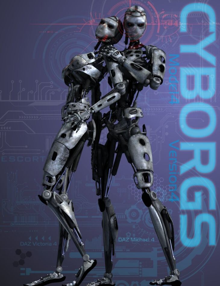 Cyborgs 4.0 + Add-ons_DAZ3DDL