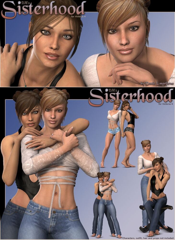 DMs Sisterhood_DAZ3D下载站