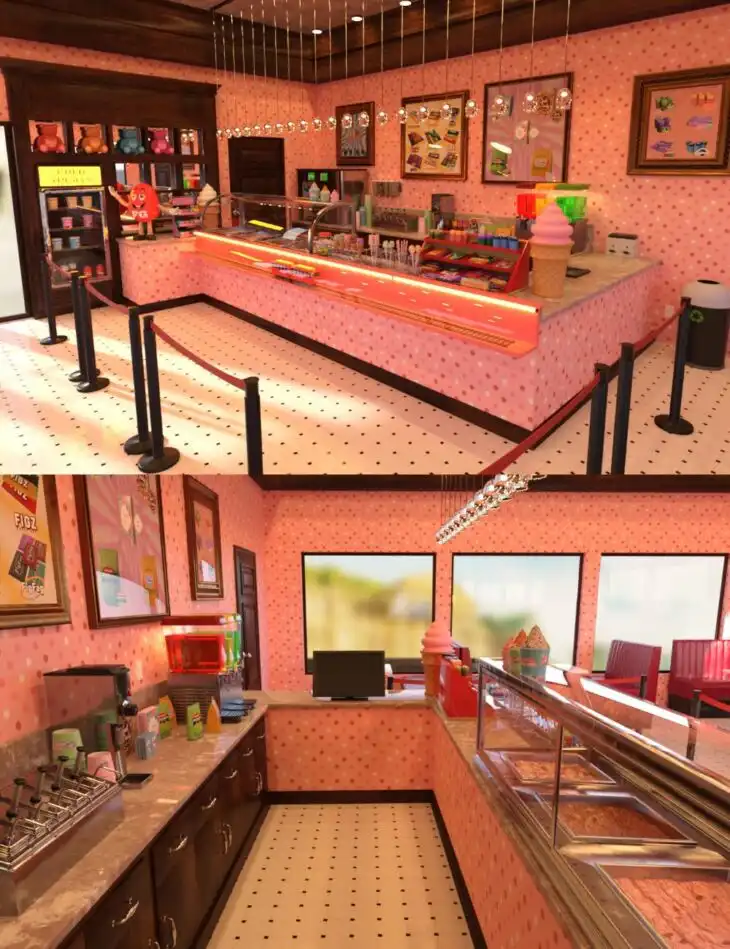 FG Confectionery Shop_DAZ3D下载站
