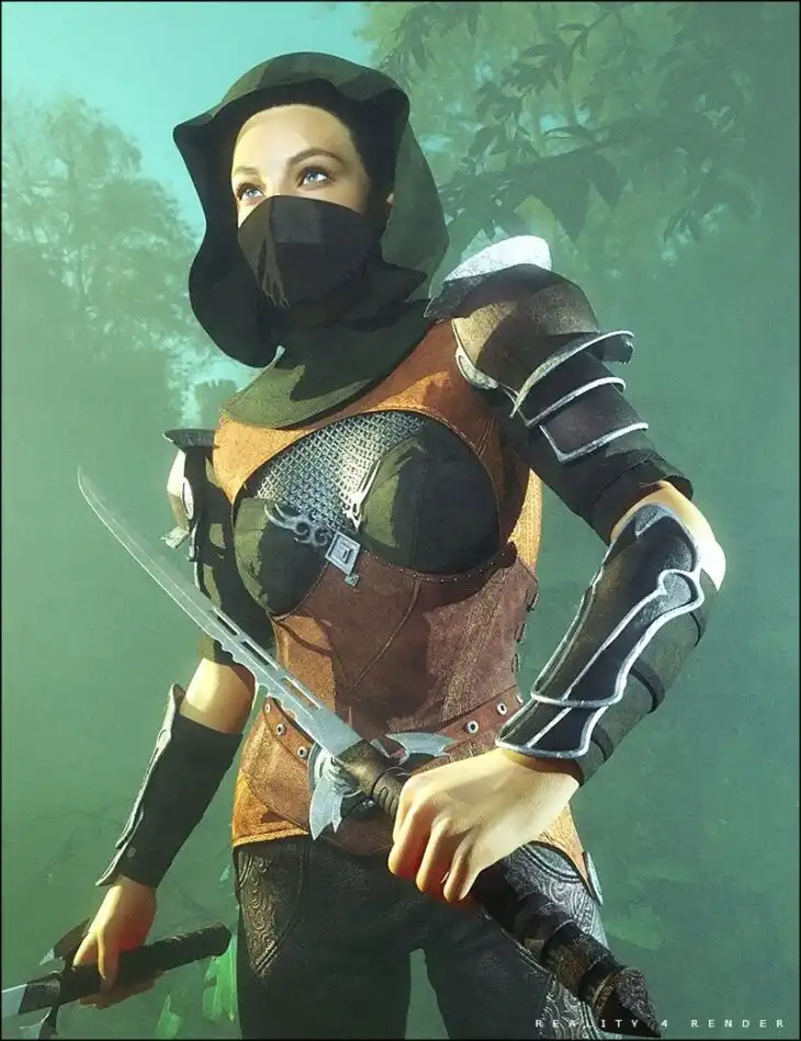 Fantasy Armor Accessories for Genesis 2 Female(s)_DAZ3DDL