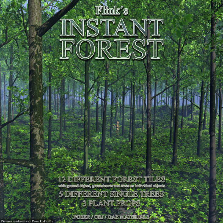 Flinks Instant Forest_DAZ3D下载站
