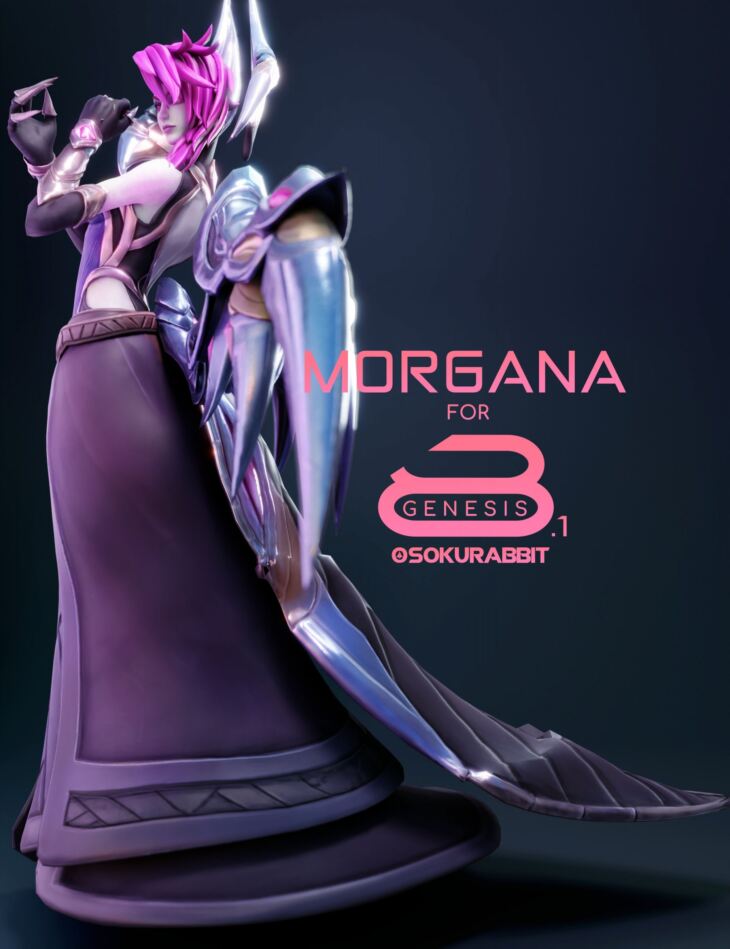 Morgana For Genesis 8 and 8.1 Female_DAZ3D下载站