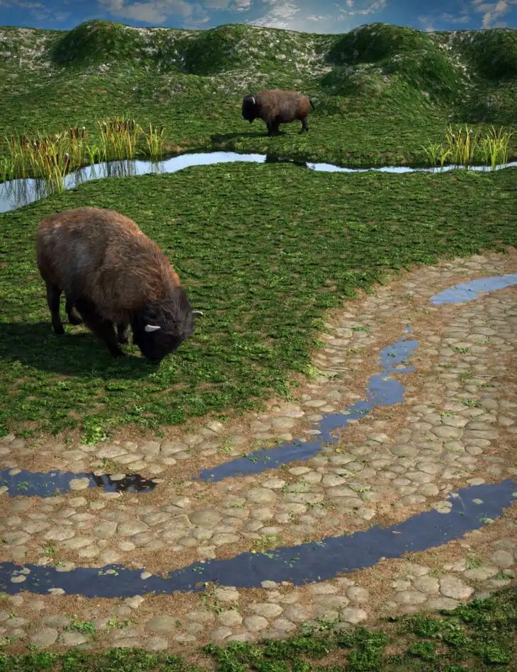 Multi-Layer Landscape System_DAZ3D下载站
