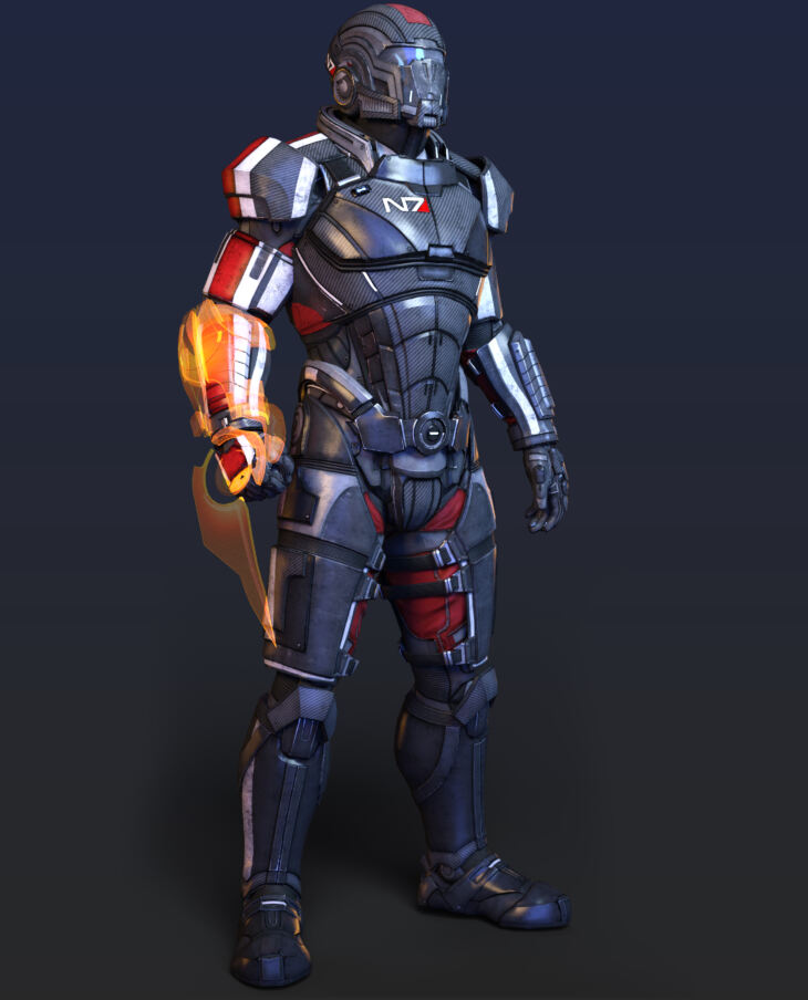 N7 Armor for Genesis 8 Males_DAZ3D下载站