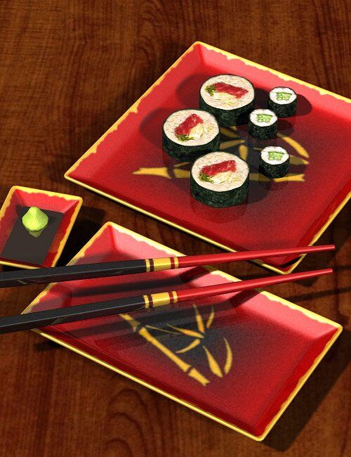 Sushi Time One_DAZ3D下载站