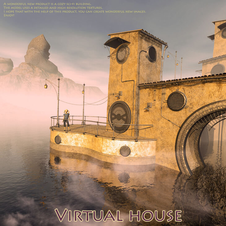 Virtual House_DAZ3D下载站