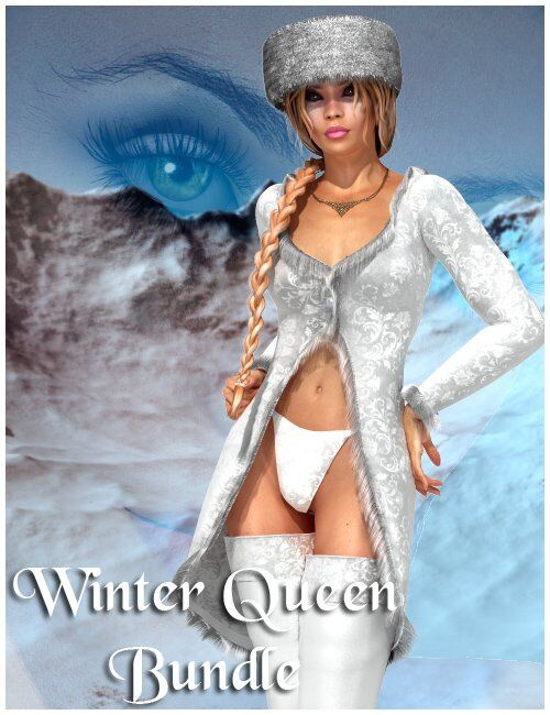 Winter Queen Bundle_DAZ3D下载站