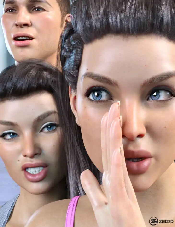 Z Conversation Mix and Match Expressions for Genesis 8.1_DAZ3DDL