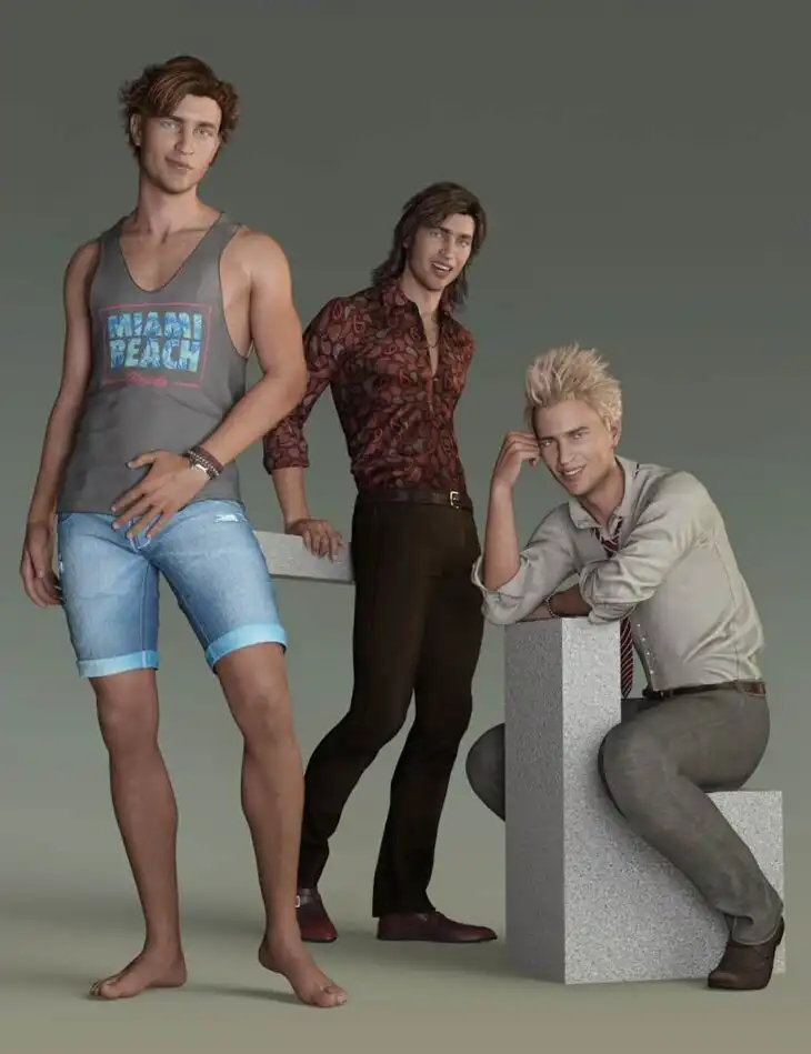 Capsces Poses and Expressions for Genesis 8 Male and Owen 8_DAZ3D下载站