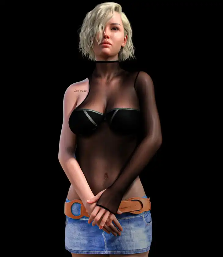 Club Girl dforce outfit for Genesis 8 & 8.1 Female(s)_DAZ3DDL