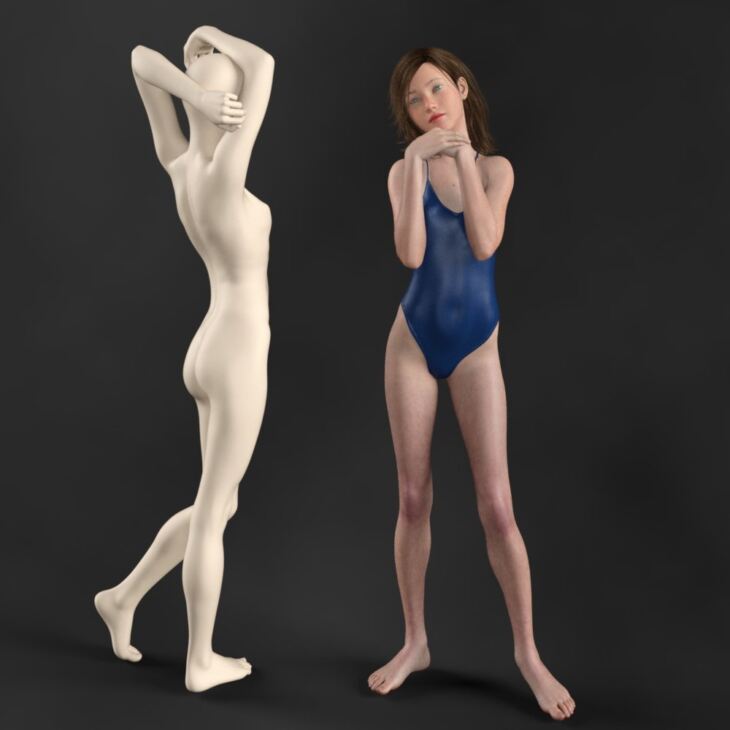 Cora Character Morph For G8 and 8.1 Female_DAZ3D下载站