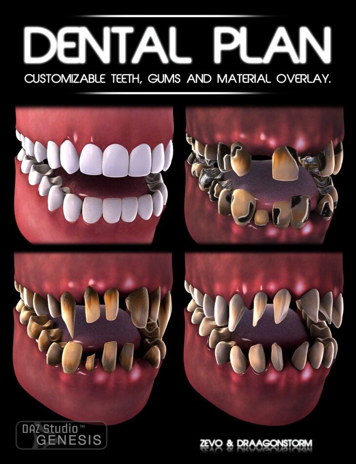 Dental Plan for Genesis_DAZ3D下载站