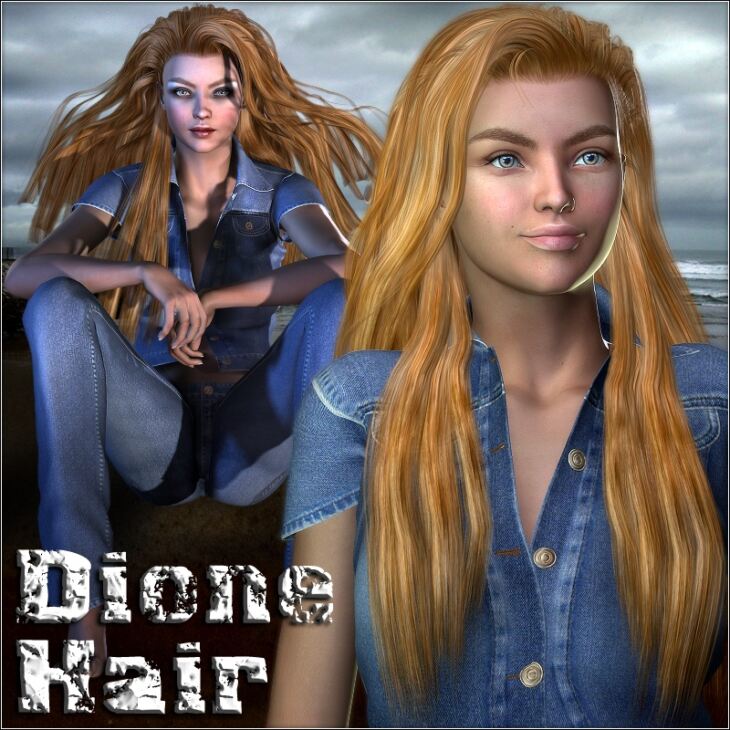 Dione Hair_DAZ3D下载站
