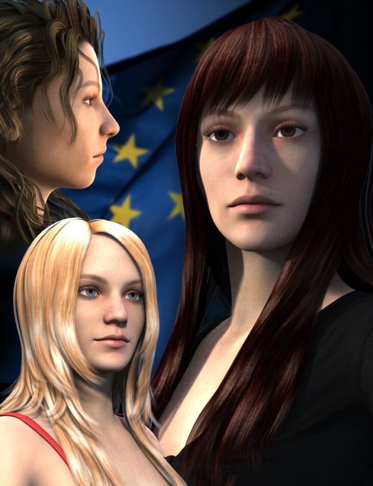 Europe for Genesis 2 Female(s)_DAZ3D下载站