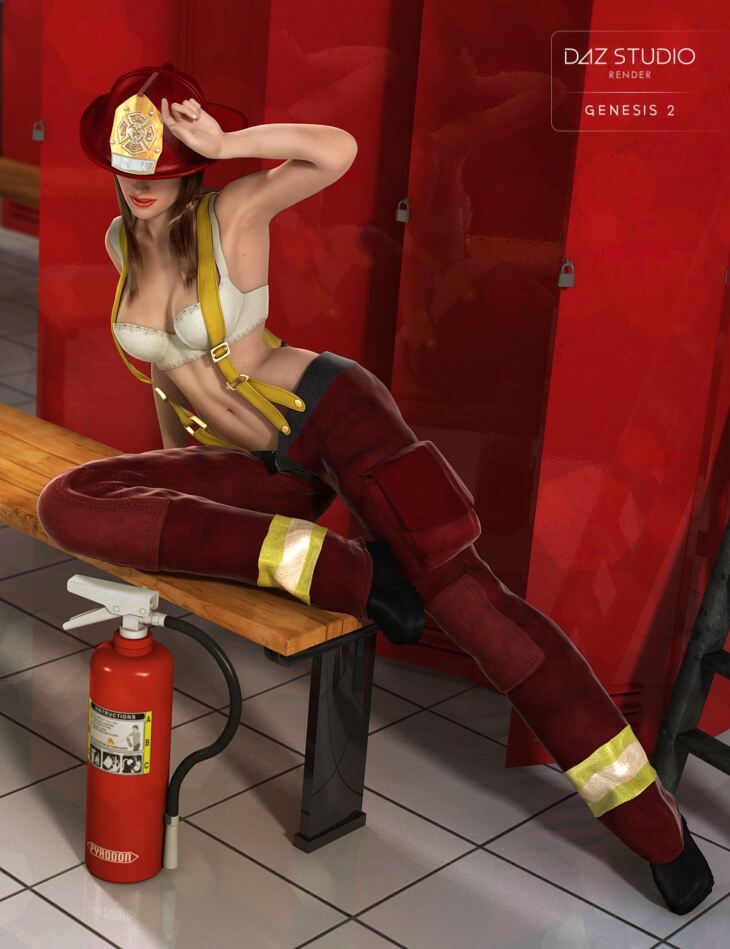 Fire Hazard for Genesis 2 Female(s)_DAZ3D下载站