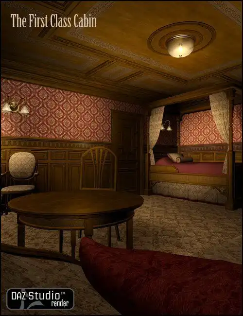 First Class Stateroom_DAZ3D下载站