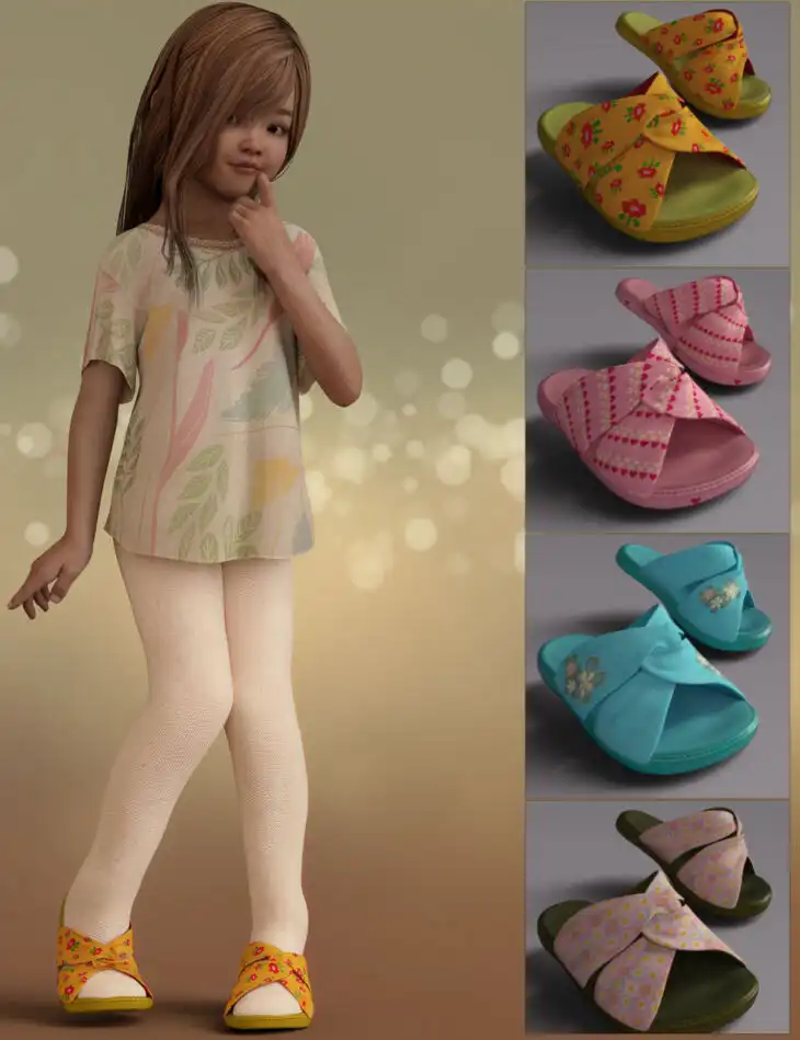 Joyce Sandals for Genesis 8 Female_DAZ3DDL